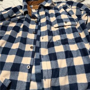 Venado men’s fleece button up shirt size xl